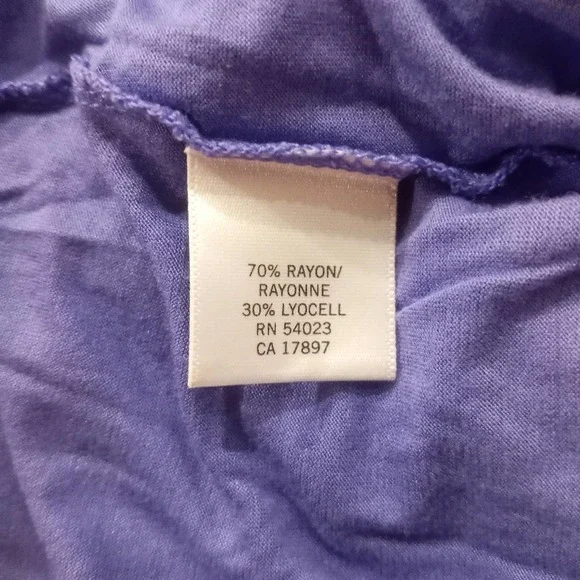 Banana Republic Purple Swoopneck - Picture 8 of 8